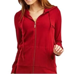 Fuyukai Women's Red Zip-Up Hoodie